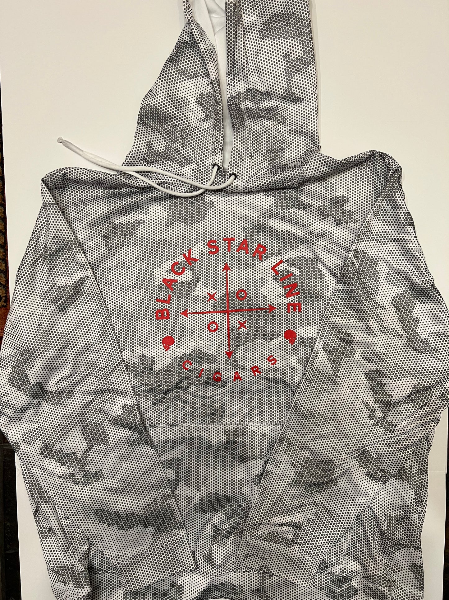 Camo Black Star Line Hoodie