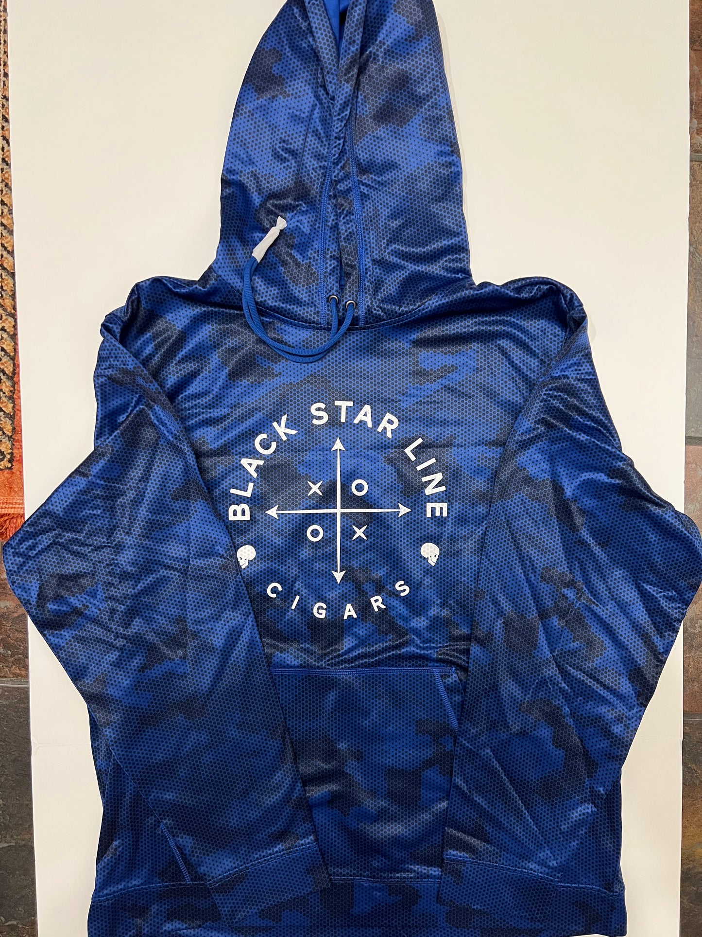Camo Black Star Line Hoodie