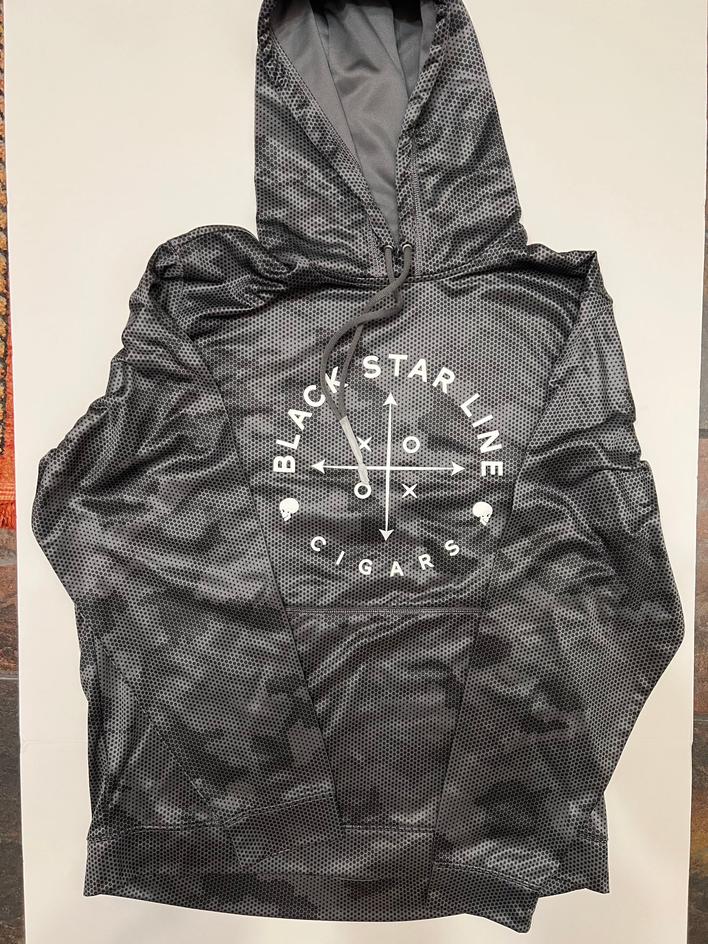 Camo Black Star Line Hoodie